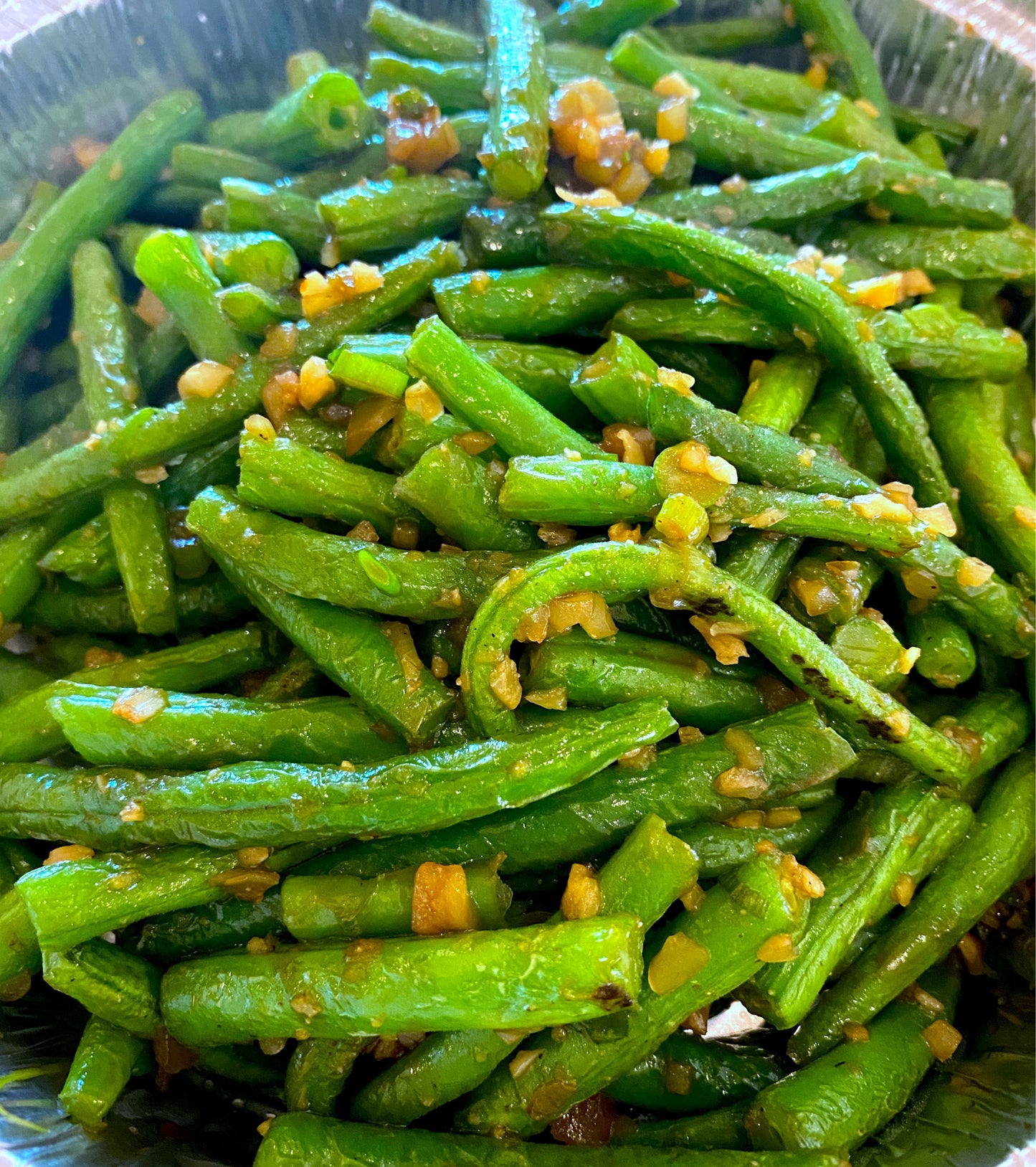 Lunch - Garlic Green Beans